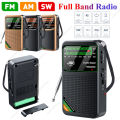 Portable Mini Full Band FM AM SW Best Reception Operated Built-in Speaker Transistor for Elder ﻿. 