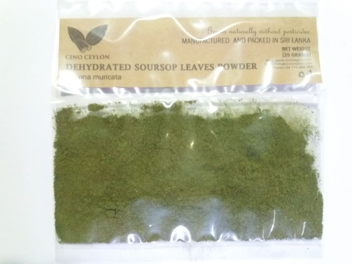 Dehydrated Soursop leaf/Leaves/powder Ceylon Guanabana Graviola Guyabano Organic