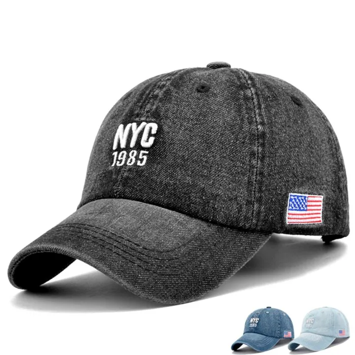 Adjustable%20Denim%20Cap%20Letter%20Design%20Trendy%20Sunscreen%20Baseball%20Hat%20Unisex%20Embroidered%20Snapback%20Cap%20for%20Sports%20Accessory%20Urban%20Fashion%20Men%20&%20Women%20Sun%20Protection%20Outdoor%20Activities%20-%20Image%203