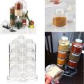 Spice Tower  Spice Jar 12 Bottle Plastic Stackable Spice Rack  Spice Bottle With Rack 12 Pcs. 