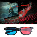 Universal red blue 3d glasses for dimensional anaglyph movie game. 