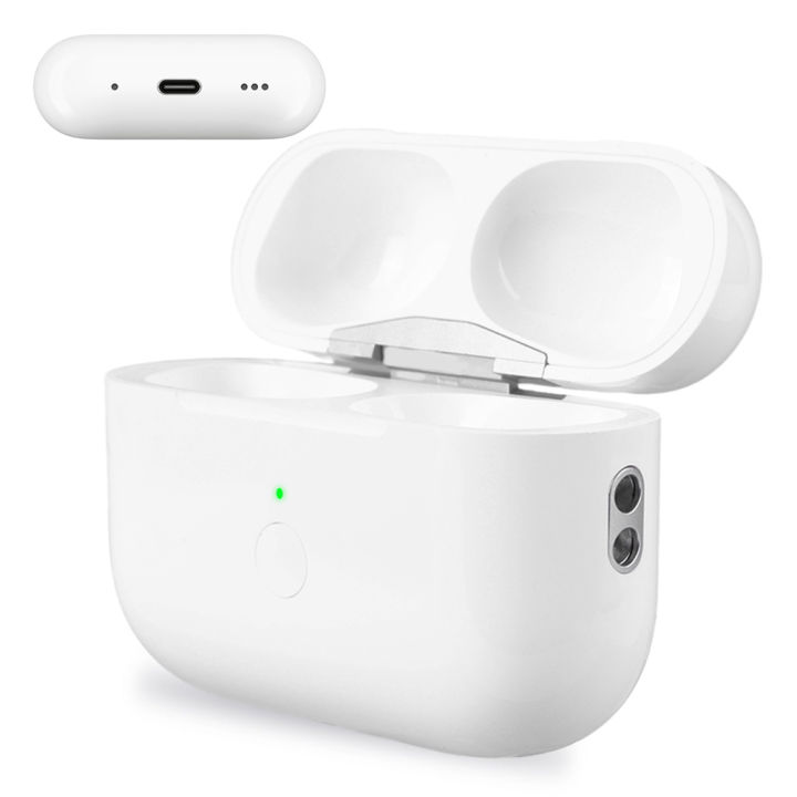 Wireless Charging Case with Bluetooth-Compatible Pairing Sync Button Charging Case for AirPods Pro 2nd 2022 1st 2019 Gen