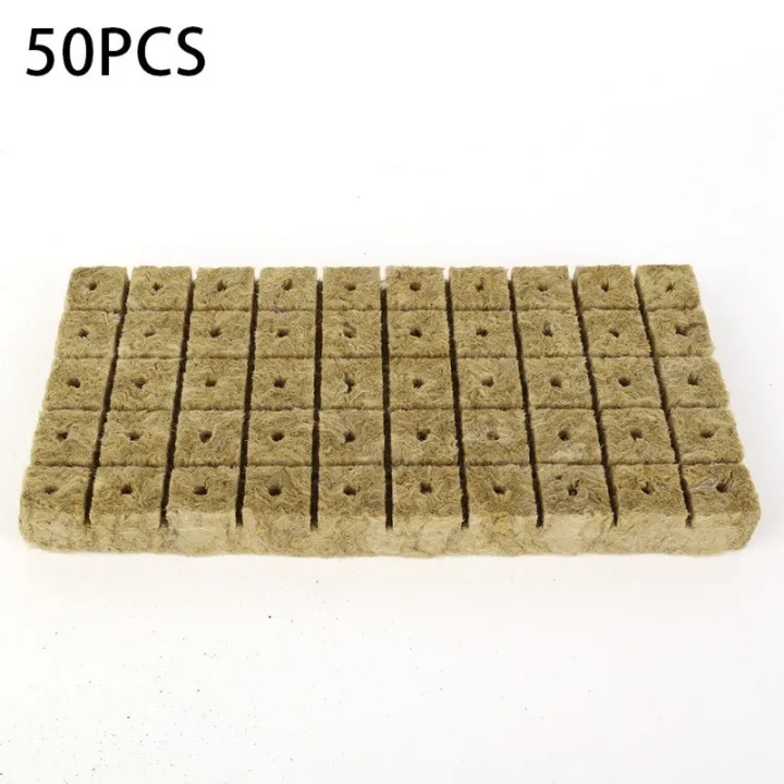50Pcs%20Square%20Rock%20Wool%20Grow%20Stonewool%20Hydroponic%20Grow%20Media%20Plant%20Soilless%20Substrate%20Plug%20Seedling%20Block%20Gardening%20Tool%20-%20Image%209