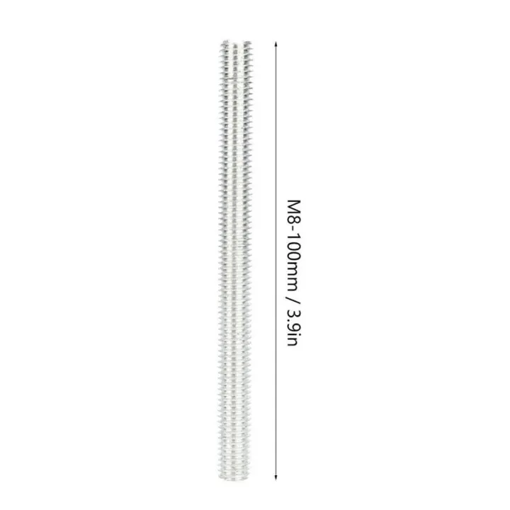 Threaded Rod 100mm x M8 Aluminum Alloy Thread Bar for 30/45 Type ...