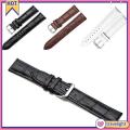 【WEJA】Women's Men's Unisex Faux Leather Watch Strap Buckle Band Black Brown White. 