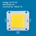 32v 12v 10w 20w 30w 50w Cob Led Flip Chip Lamp For Spotlight Floodlight Diy. 