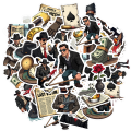 Waterproof Vinyl Stickers Mafia Crime Gangster Style Stickers for Notebooks Suitcases. 