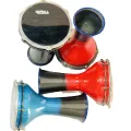 9 inch Fiber Darbuka Drum with Bag - Bongo 2-Year Warranty Congo 9 inch Tunable All-Weather Synthetic Head Darbak Fine Tuned Darbag Doumbek Congo Doumbek Tombak carrying bag bongo bag. 