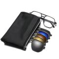 2381A 2 In 1 Polarized Night Vision Optical Magnetic Clip on Sunglasses Frames Clip on Sun Glasses Frame Prescription Eyeglasses. 