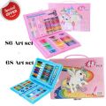 86 Pcs/Box Kids Painting Drawing Art Set And 68 Pcs/Box Kids Painting Drawing Art Set Together With Crayons Oil Pastels Watercolor Markers Colored Pencil Tools For Boys Girls Kids Children Gift. 