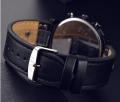 Men's watch Couple Leather Band Analog Quartz Round Business Wrist Watch Man watches. 