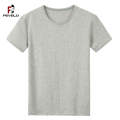 Feveld Summer T-Shirts Men Women 100% Cotton Short Tees Plain Solid Male Female Basic Tshirts O-Neck Slim Fit Tee shirt Young Boy Girl. 
