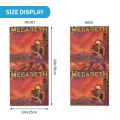 LaoXzhongX Megadeths Rock Band Bandana Neck Gaiter UV Protection Face Scarf Cover Women Men Heavy Metal Band Headwear Tube Balaclava. 