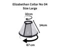Elizabethan collar E-Collar L for Dogs and Cats (Size chart have displayed). 