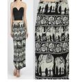 Ladies dress Elephant  Print lungi wrap Skirt / woman beach dress /party dress. 