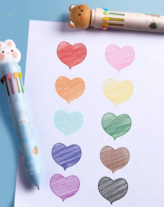 RHS%20Online%2010%20Colors%20Cartoon%20Ball%20Pen%20Art%20Marker%20Colorful%20Ballpoint%20Pens%20Diary%20Journal%20Drawing%20Pens%20-%20Image%204