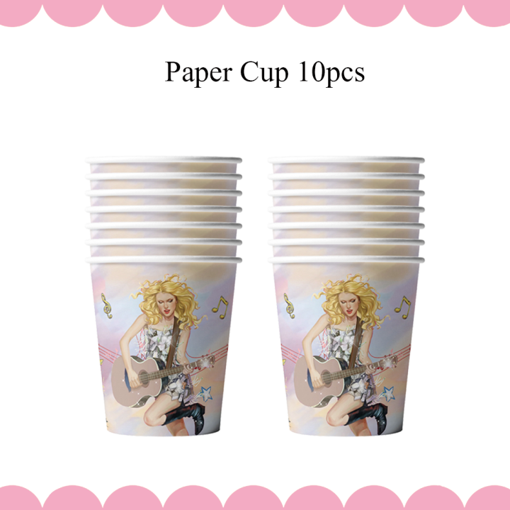 Star%20Singer%20Taylor%20Kids%20Birthday%20Party%20Decorations%20Tableware%20Cup%20Plate%20Napkin%20Swift%20Cake%20Decor%20Baby%20Shower%20Supplies%20-%20Image%205