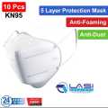 KN95 5 layers Face Mask ISO Certified  Face Mask Disposable Masks.. 