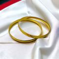 Gold Plated bangal Guarantee Plain Plain Love Bracelet gold 2 Bangle Fashion Style for Women and girls bangle. 