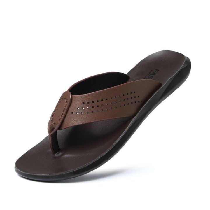 New%20Leather%20Sandals%20Leather%20Slippers%20Men's%20Fashion%20Outwear%20Flip%20Flops%20Men's%20Summer%20Non-Slip%20Deodorant%20Outdoor%20Sandals%20-%20Image%209
