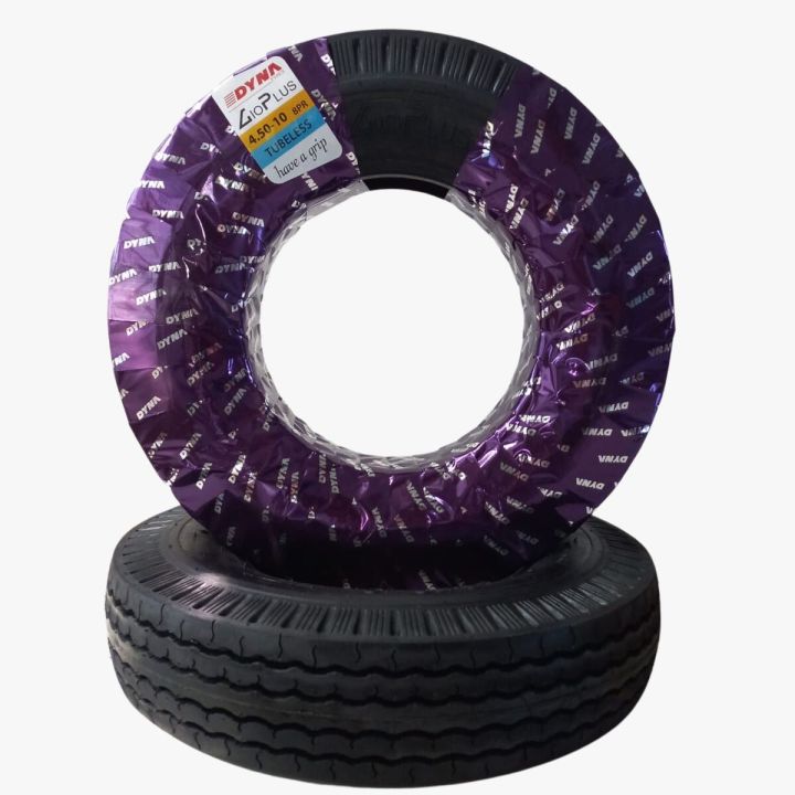 Pair Of Deestone 4.50-10 8PR 76L Tires For Piaggio Ape 501 601 – Rear Reinforced – 8 Ply