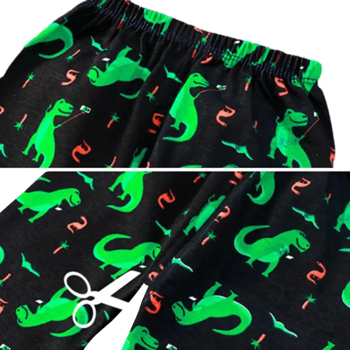 Yfashion%202pcs%20Boys%20Cotton%20Pajamas%20Set%20Short%20Sleeve%20Trousers%20Suit%20Air%20Conditioning%20Clothes%20For%201-6%20Years%20Old%20Kids%20-%20Image%205