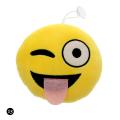 SF 15CM Soft Emoji Yellow Round Cushion Emoticon Stuffed Plush Toy Pillow #253729. 