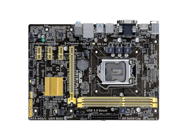 ASUS H81M-PLUS Motherboard Intel H81 LGA 1150 DDR3 16GB Micro ATX
