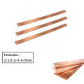 1PCS T2 Metal Rod Red Copper Flat Bar Strip 99.95% Pure Copper Plate Thickness 1/1.5/2/3/4/5mm*15MM*250MM. 