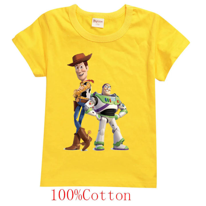 Kids%202-15y%20Toy%20Story%20T-shirts%20Disney%20cartoon%20woodprint%20Short%20Sleeve%20T%20shirt%20Boys%20Girls%20cotton%20tops%20tee%20shirts%20children%20clothes%20-%20Image%207