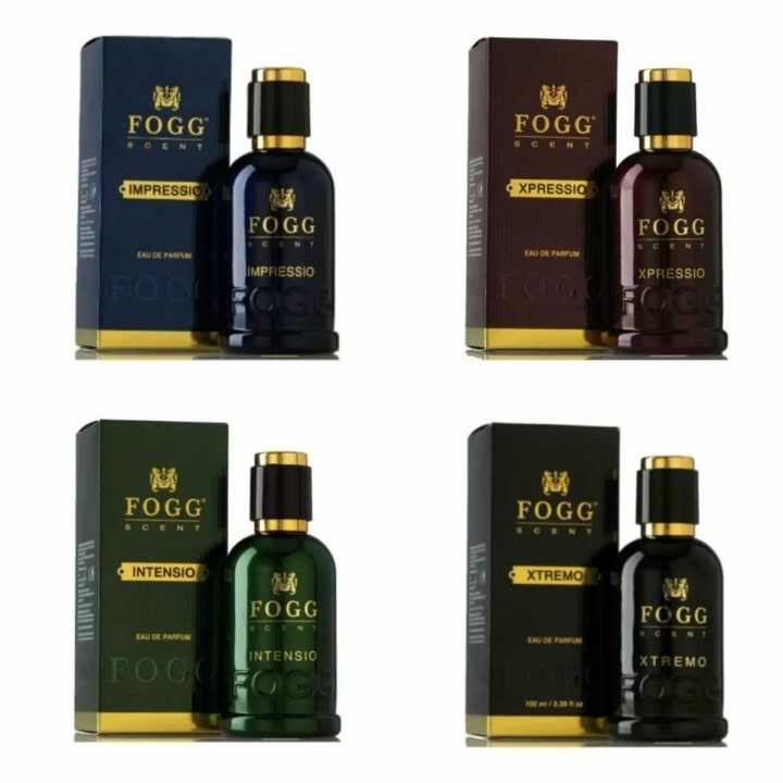 FOGG Perfume For Men, - 100ml  x 4pcs ( Impressio , Xtremo , Intensio And Xpressio ) #FM