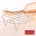 High Quality Stainless Steel Steamer Steaming Rack Pot Pan Hot Cooling Stand Pad High Leg Anti Scalding Food Vegetable Steam Shelf Kitchen Tools. 