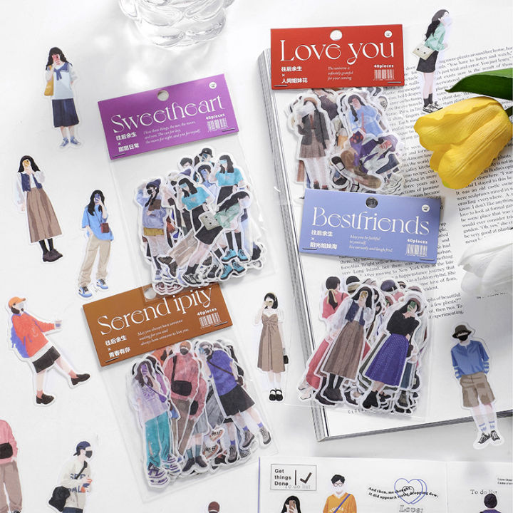 RHS Online 40PCS The Rest of My Life Series Washi Stickers Cartoon ...