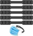 Mask Hook Anti-pain Ear Adjustment Holder Buckle For Face Mask - Extend Rope Line(2pcs). 