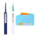 (VDZI) 3Pcs Fiber End Face Cleaning Box Fiber Wiping Tool Pigtail Cleaner Cassette Ftth Optic Fiber Cleaner Tools for SC//FC. 