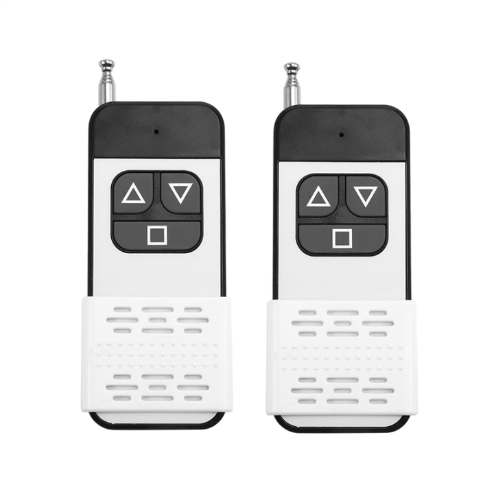 2Pcs 433Mhz Universal Wireless Remote Control 3 Buttons 1000M ...