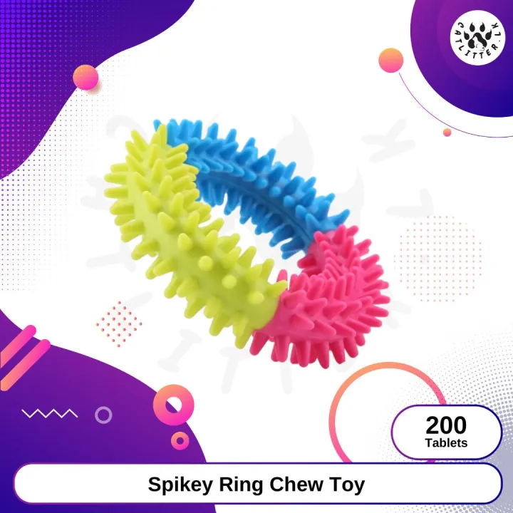 Spikey Ring Chew Toy for Dogs
