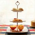 3 Tier Crown Cake Cupcake Plate Stand Handle Hardware Fitting Holder DIY Cakes Plated Shelf Casual Party Plate Holder Stand Only. 