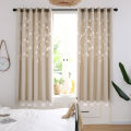 Hollow Out Flower Window Curtain for Shading Home Decoration. 