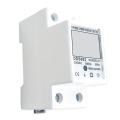 White Energy Meter Digital Energy Meter AC 220V Kwh Voltage Current Power Consumption Meter A. 