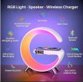 G63 Smart Wireless Fast Charging Bluetooth Sound Speaker with 256 Light Modes /App Control /Alarm / Call Answering Smart Sound Machine. 