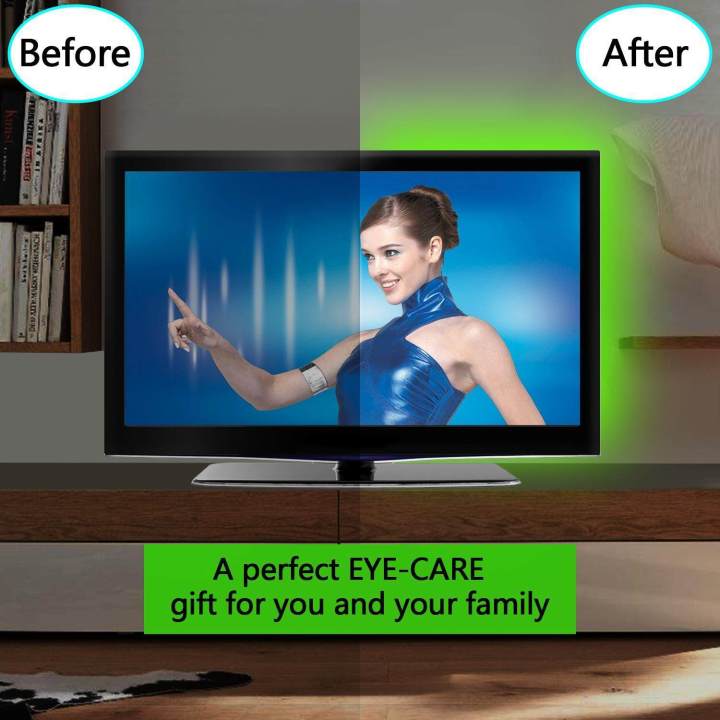 Bias%20Lighting%20RGB%20LED%20Light%20Strip%20Kit%20TV%20Backlight%205V%20USB%20Strips%20Flexible%20Waterproof%20LED%20Lamp%20With%2024%20Keys%20IR%20Remote%20Controller%20For%20TV%20Background%20HDTV%20PS4%20Flat%20Screen%20Car%20(%209.84ft/3m%20)%20-%20Image%207