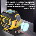 3 In 1 Laser Tape Measure Rangefinder 5m Tape Ruler Infrared High-precision Intelligent Electronic Ruler Building Distance Meter. 