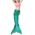 3pcs Girls Mermaid Swimsuit Summer Mermaid Tail Tops Panties Bikini Swimwear Three-piece Set. 