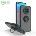 Lenuo Anti-fall Fashion Protective Phone Case For Huawei nova 8i Casing Multifunction Car Magnetic Shockproof With Ring Stand Back Cover. 