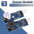 Active / Passive Buzzer Module Dc 3.3-5v For Arduino Smart Car Diy Kit Low Level Trigger Control Board Sound Sensor. 
