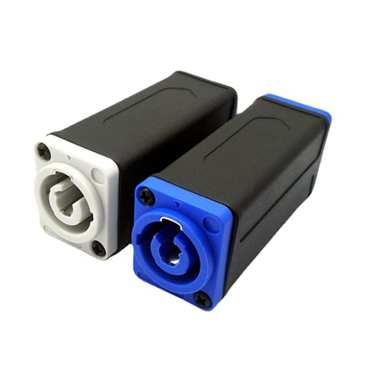 LED%20PowerCon%20AC%20Coupler%20Adapter%20Extender%20Power%20Connector%20Extender%20Connector%20High%20Quality%20Speakon%20Panel%20Mount%20Straight%20Adapter%20Blue%20to%20Blue%20-%20Image%202