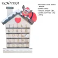 Xmas Advent Calendar Christmas Advent Calendar House 25 Days Countdown Wall Art Decoration Smooth Edge Burr-free Perfect for Southeast Asian Buyers Christmas Ornament. 