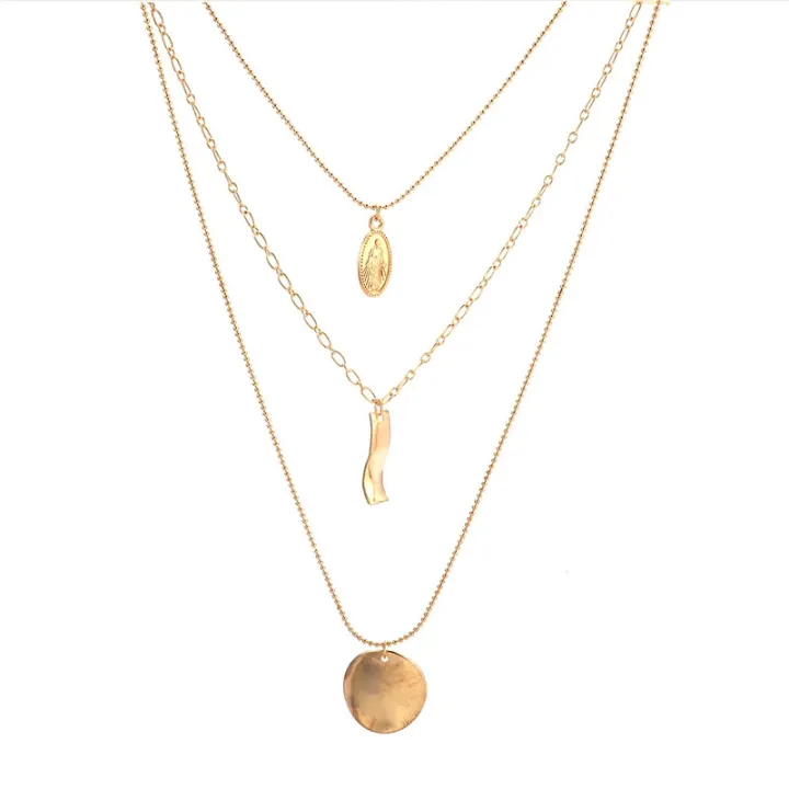 Gold%20Multi%20Layer%20Necklace%20for%20Women%20Girl%20Layered%20Necklaces%20Collares%20B37206%20-%20Image%204