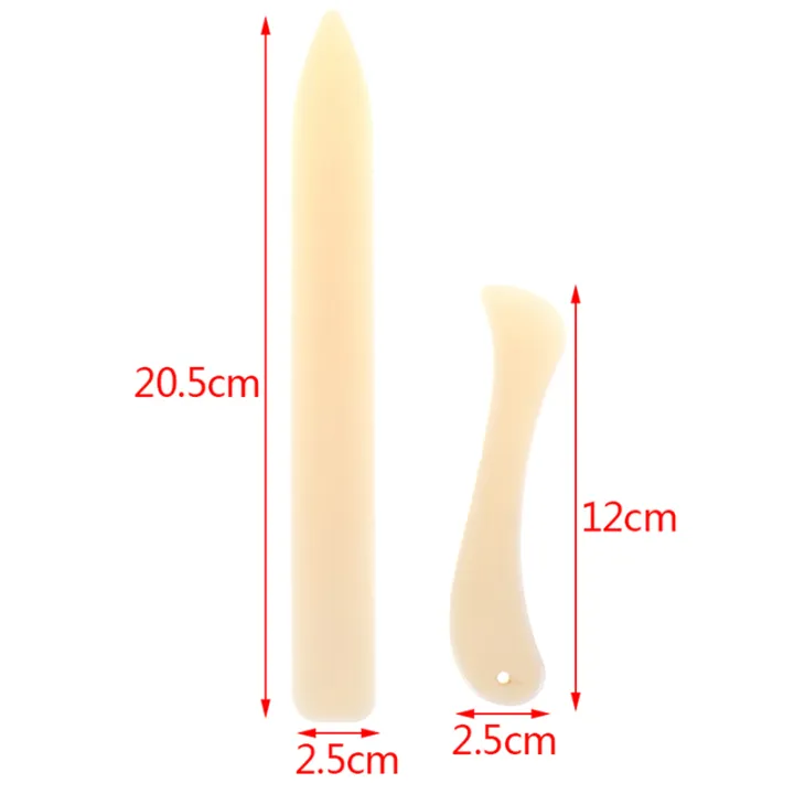 2Pcs%20Bone%20Folder%20Craft%20Tools%20Leather%20Scoring%20Folding%20Creasing%20Paper%20Accessory%20-%20Image%203